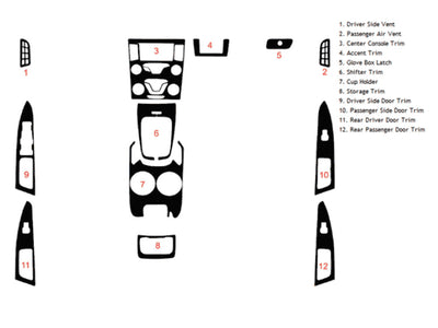 ford fusion 2013-2016 Dash Kit Diagram
