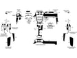 ford mustang 2015-2023 Dash Kit Diagram
