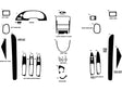 ford mustang 1994-2000 Dash Kit Diagram