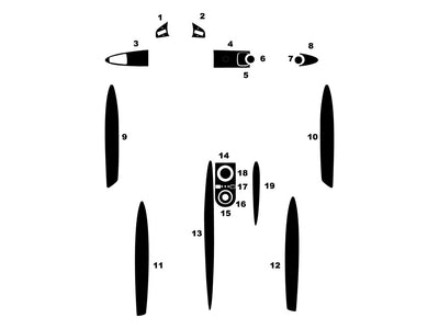genesis gv70 2022-2024 Dash Kit Diagram