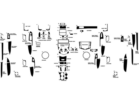 honda accord 2003-2007 Dash Kit Diagram