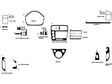 honda civic 2002-2005 (si) Dash Kit Diagram