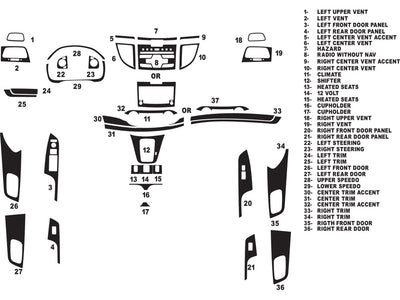 honda cr-v 2012-2014 Dash Kit Diagram