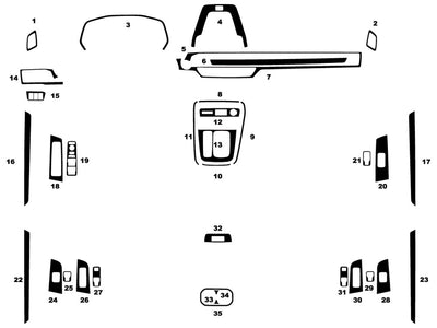 honda cr-v 2023-2024 Dash Kit Diagram