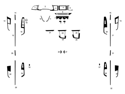 hyundai elantra 2019-2020 Dash Kit Diagram