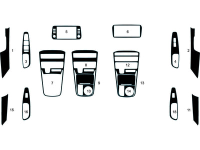 hyundai santa fe 2021-2022 Dash Kit Diagram