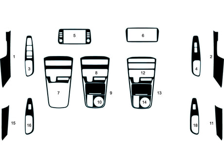 hyundai santa fe 2021-2022 Dash Kit Diagram