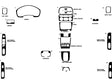 hyundai sonata 1999-2001 Dash Kit Diagram