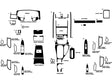 isuzu axiom 2002-2004 Dash Kit Diagram