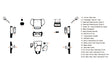 jeep cherokee 2014-2018 Dash Kit Diagram