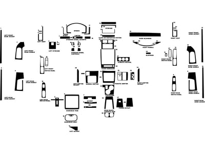 jeep liberty 2008-2012 Dash Kit Diagram