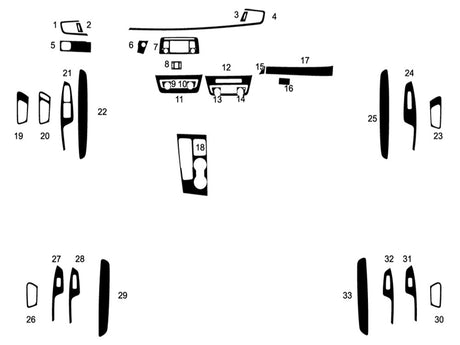 kia optima 2016-2020 Dash Kit Diagram