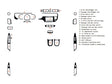 kia rio 2012-2017 Dash Kit Diagram