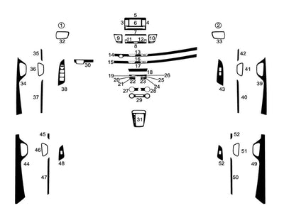 kia rio 2018-2023 Dash Kit Diagram