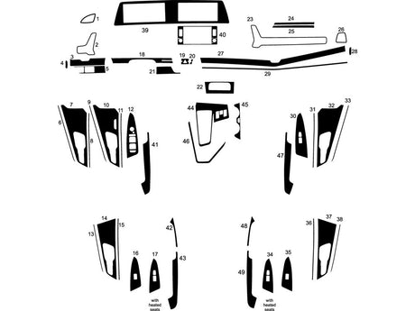 kia sportage 2023-2024 Dash Kit Diagram