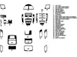 lexus es 2010-2012 Dash Kit Diagram