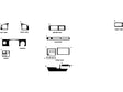 lexus lx 1996-1997 Dash Kit Diagram