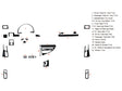 lexus rx 2013-2015 Dash Kit Diagram