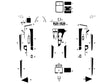 lexus rx 2016-2025 Dash Kit Diagram