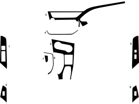 lexus ux 2019-2022 Dash Kit Diagram