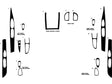lincoln continental 1995-1997 Dash Kit Diagram