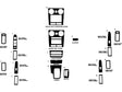 lincoln zephyr 2006-2006 Dash Kit Diagram