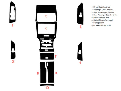 lincoln mkz 2013-2016 Dash Kit Diagram