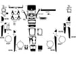 mercedes-benz c-class 2008-2011 Dash Kit Diagram