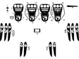 mercedes-benz c-class 2015-2018 Dash Kit Diagram