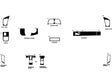 mercedes-benz clk-class 1998-2002 Dash Kit Diagram