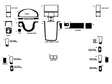 mercedes-benz g-class 2002-2019 Dash Kit Diagram