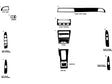 mitsubishi diamante 1992-1996 Dash Kit Diagram