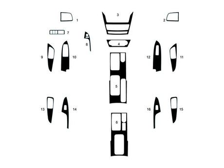 mitsubishi eclipse cross 2022-2024 Dash Kit Diagram