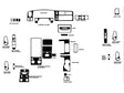 mitsubishi montero sport 2000-2004 Dash Kit Diagram