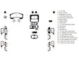 mitsubishi raider 2006-2007 Dash Kit Diagram