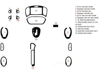 nissan juke 2011-2014 Dash Kit Diagram