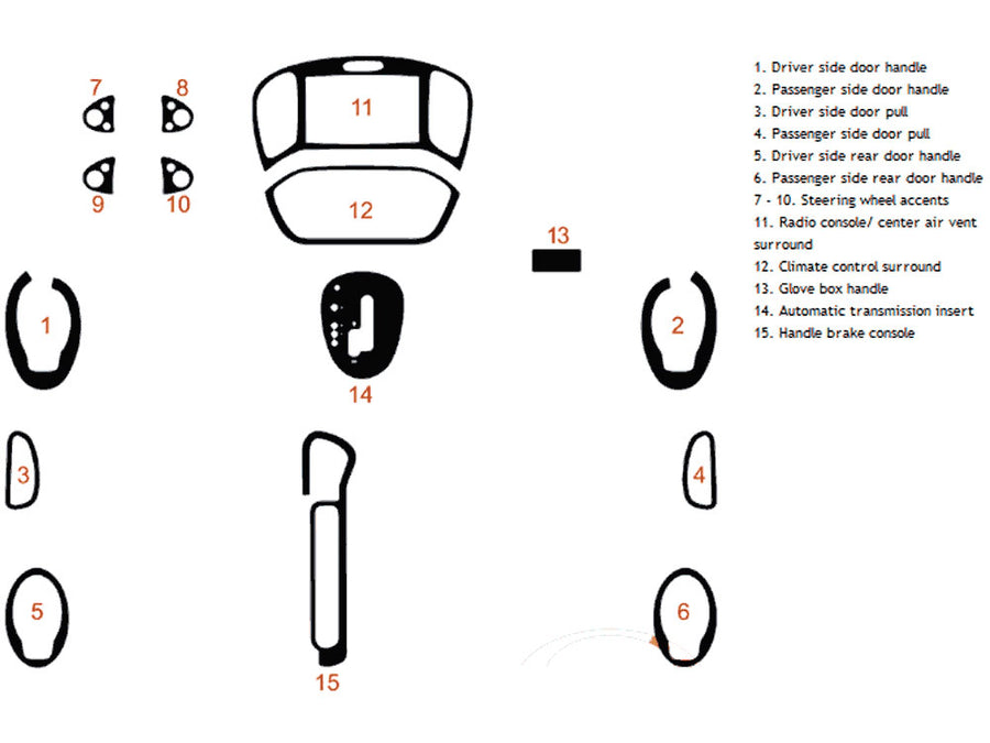 nissan juke 2011-2014 Dash Kit Diagram
