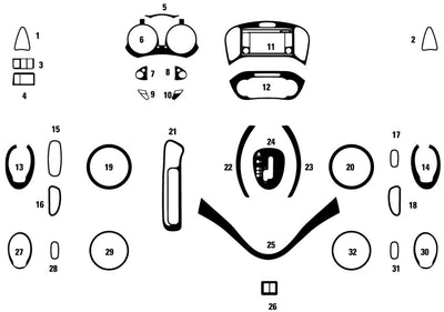 nissan juke 2015-2017 Dash Kit Diagram