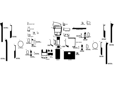 nissan pathfinder 2003-2004 Dash Kit Diagram