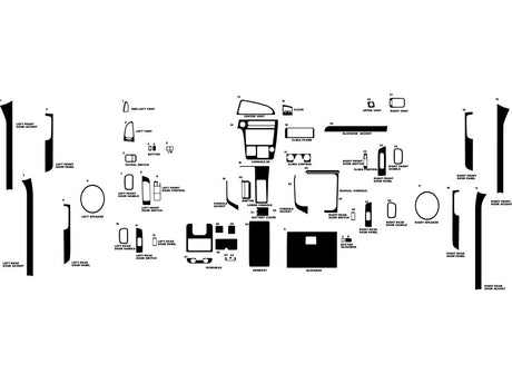 nissan pathfinder 2003-2004 Dash Kit Diagram