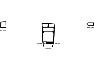nissan sentra 1994-1994 Dash Kit Diagram