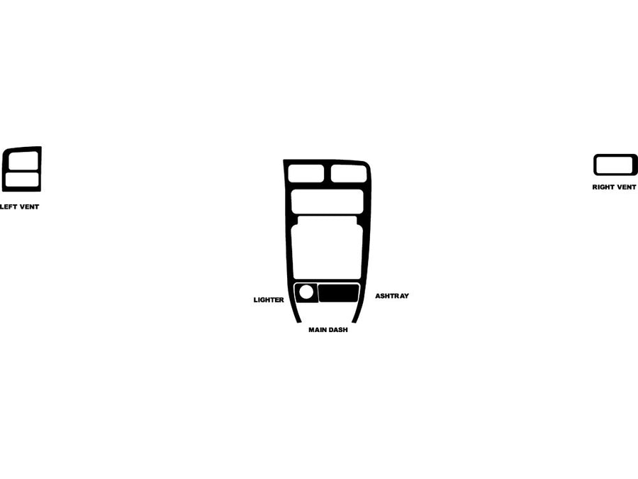 nissan sentra 1994-1994 Dash Kit Diagram