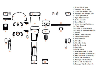 pontiac g5 2007-2009 Dash Kit Diagram