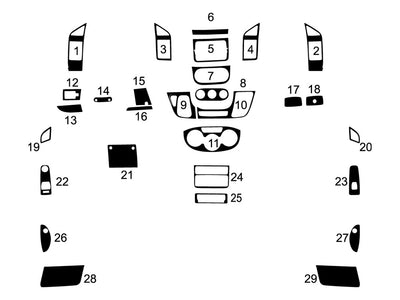 ram promaster 2014-2025 Dash Kit Diagram