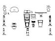 subaru wrx 2005-2007 Dash Kit Diagram