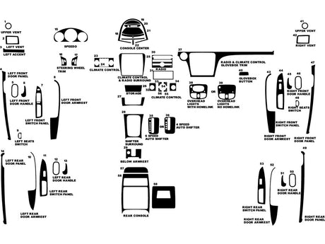 saturn aura 2008-2009 Dash Kit Diagram
