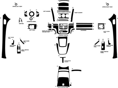saturn sky 2007-2009 Dash Kit Diagram