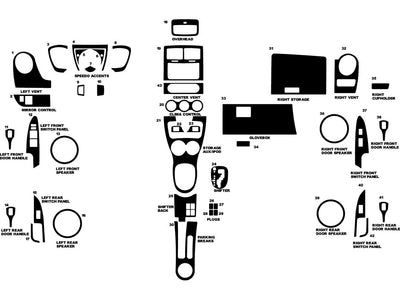 scion xd 2008-2014 Dash Kit Diagram