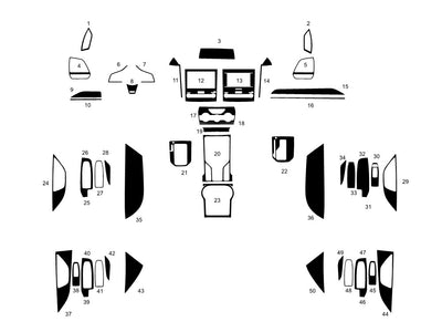 subaru forester 2019-2025 Dash Kit Diagram