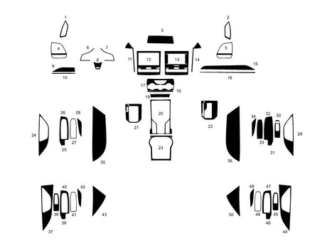 subaru forester 2019-2025 Dash Kit Diagram